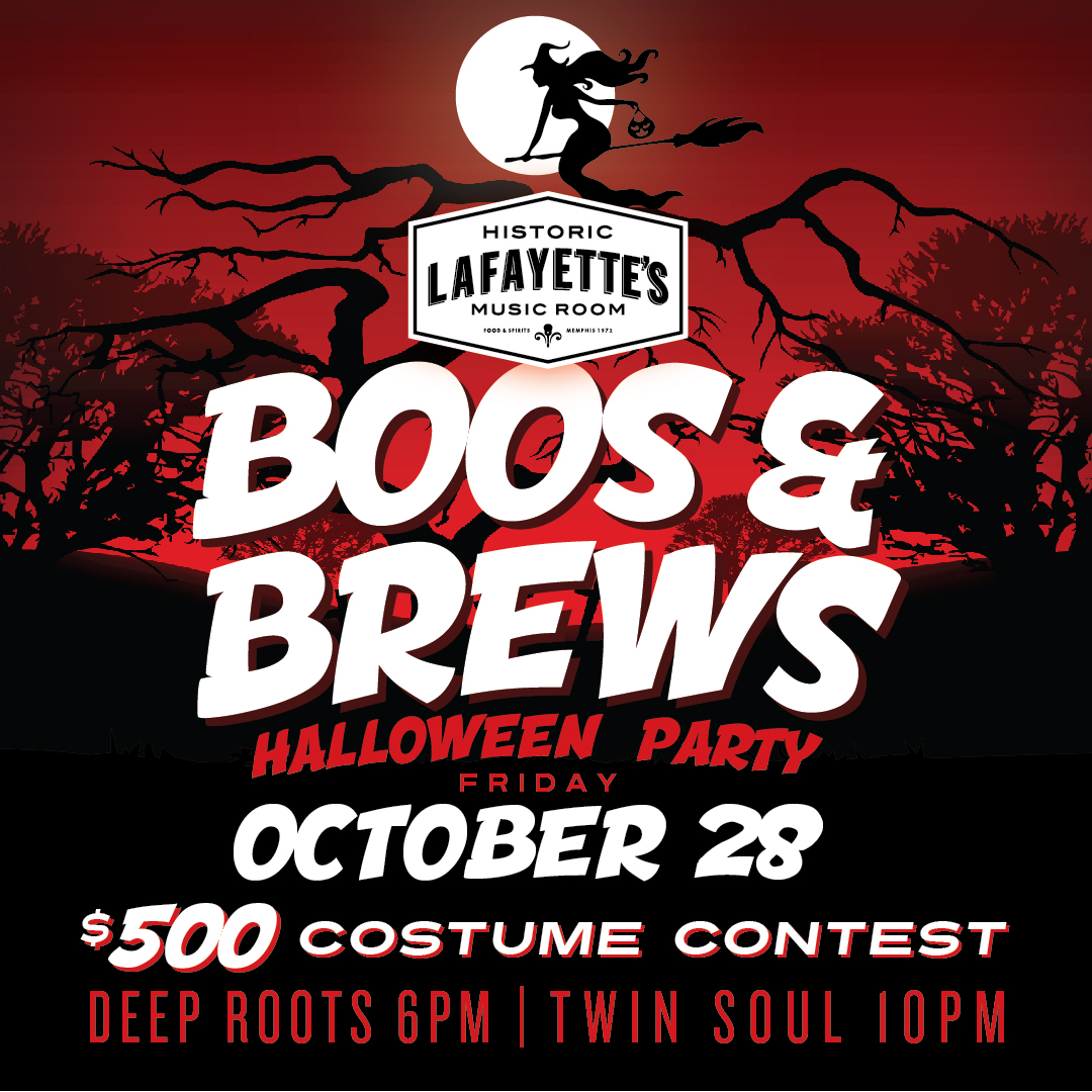 Boos & Brews Halloween Party Lafayette's